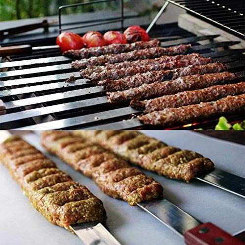 Premium Large 23 Inch Stainless Steel Brazilian Barbeque Style BBQ Ske